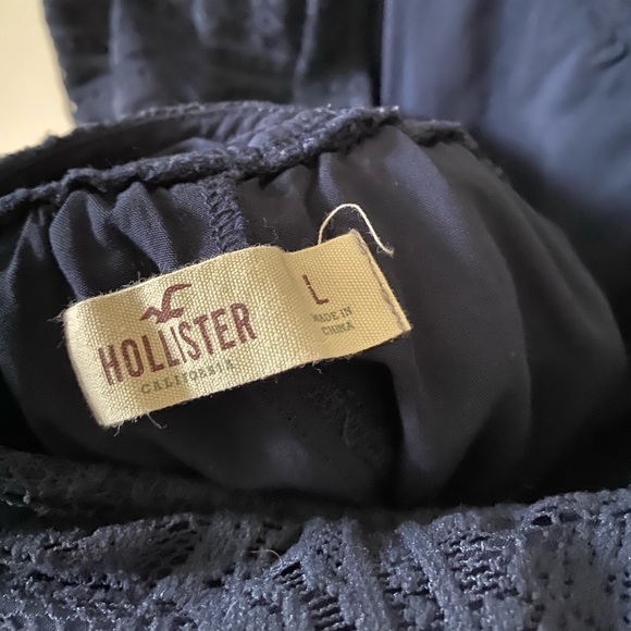 Navy blue Lace romper - Picture 6 of 6